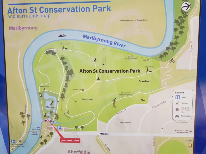 Afton Street Wetlands and Maribyrnong River Walking Maps